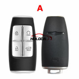 For Korean Hyundai Genesis G80 GV80 Key Smart Card Shell with emblem