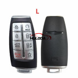 For Korean Hyundai Genesis G80 GV80 Key Smart Card Shell with emblem