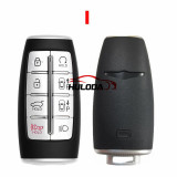 For Korean Hyundai Genesis G80 GV80 Key Smart Card Shell with emblem