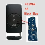 Original 3 Button 433Mhz 4A Chip Remote Car Key For Chery Tiggo 7 Plus Tiggo 8 Plus Smart Control Car Key