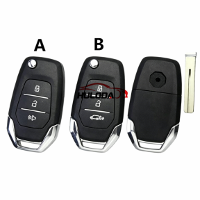 For MG 3 button  Remote Key shell case For SAIC MAXUS Pick Up T60 LDV V80 G10 FOB Car Remote Key with MG emblem