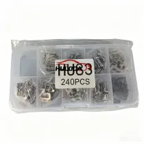 HU83/407  lock wafer Lock Repair Accessories it contains 1,2,3,4,,11,12,13,14 Each part has 30pcs For Peugeot for Citroen for VW for Audi