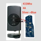 Original 3 Button 433Mhz 4A Chip Remote Car Key For Chery Tiggo 7 Plus Tiggo 8 Plus Smart Control Car Key