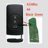 Original 3 Button 433Mhz 4A Chip Remote Car Key For Chery Tiggo 7 Plus Tiggo 8 Plus Smart Control Car Key
