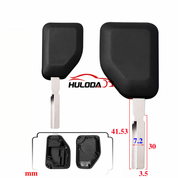 For Volvo FM460 secondary key housing and other high-quality automotive straight board spare keys with chip slots no emblem