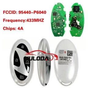 For 2023 Hyundai 5 button  Santa Fe MX5 5-Key Smart Key 95440-P6040 4A 433MHz