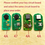 Original 433MHZ Remote Control Key for GAC E8 GS3 S7 S9 with 4A/47 Chip