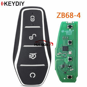 KEYDIY ZB68 4 buttons Universal Remote Key KD for BYD DOLPHIN SEAL TANG HAN SEALION 5 7 Type