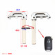 Uncut Emergency Insert Smart Key Blade For NEW kia Smart Remote Fob Spare Small Emergency Key