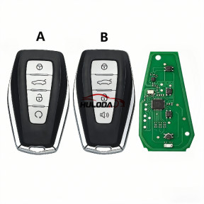 KEYDIY ZB69 4 buttonsUniversal Smart Remote Key for Geely Emgrand X7 EX7 Coolray X6 Geometry C Emgrand UV GT GC9 Type