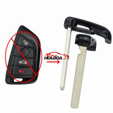 For BMW G Series Knife Card  keyless remote key blade Black color Metallic Black for BM-KS-01G