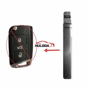 For VW remote key blade for Volkswagen T-Cross 5C 5D