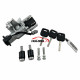 OE 20424965‑02 / 1063436 / 20398485 Ignition Switch Assembly Complete Lock Cylinder Set For Volvo FH12 1993‑1999 Truck, Full Lock Kit With 3 Keys & Door Lock Cylinders