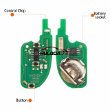 KEYDIY KD B11-3 (New) Universal Flip Remote Key 3 Buttons B Series