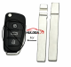 HU162T key blade For Audi A6 Remote Key 