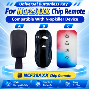 NXPK02 Universal Buttonless Smart Key Remote Fob For NCF29XX Chip Compatible With NXP KILLER Programmer For Key Adding
