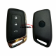 For MG 3 button  Remote Key shell case with emblem