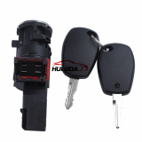 Ignition Switch Lock Kit with Two Keys for For RENAULT For CLIO and Sandero Confirming Compatibility via OE Reference 806016505R