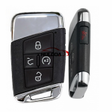 5 /4+1 Buttons Car Key Case Cover for VW 2018 Atlas Tiguan Golf 7 Magotan Replacement Smart remote key blank  with HU162 blade