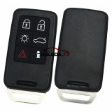 5 6 Button Smart Key Replacement Silicone Car Key Case no emblem for Volvo S60 V60 S70 V70 XC60 XC70