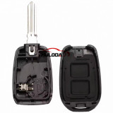 For Renault new 2 button remote key blank  with  emblem
