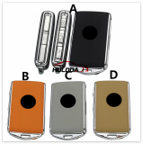 For Volvo  3 button XC60 XC90 S90 Smart card 17-18 rear Volvo Smart Key shell case with emblem Please choose the color you need