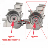 For Volkswagen Lock Tiguan New Passat Magoten Hao Rui ignition lock aluminum seat no emblem FCCID:1K0905851B
