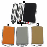 For Volvo  3 button XC60 XC90 S90 Smart card 17-18 rear Volvo Smart Key shell case no emblem Please choose the color you need
