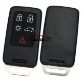 5 6 Button Smart Key Replacement Silicone Car Key Case no emblem for Volvo S60 V60 S70 V70 XC60 XC70