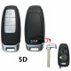 For Audi 5D Car key shell