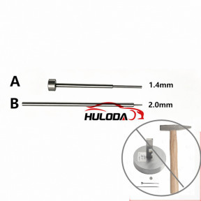 Locksmith Tool Car Folding Remote Control Key Pin  1.4mm 2.0mm Pin Removal