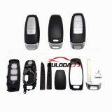 For Audi 5D Car key shell