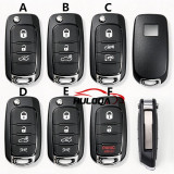 Replacement Remote Car Key Shell Case SIP22 blade For Fiat 500X Egea Type Toro Crono Nuovo Grazie 2016-2019 with umblem