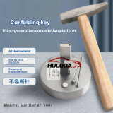 Locksmith Tool Car Folding Remote Control Key Pin Removal Tool With 1.4mm 2.0mm Pin Removal Loading Tool
