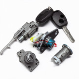 Full Lock Set Cylinder for 2006 Honda Civic, Ignition Door Trunk Glove Box Lock with 2 Keys
