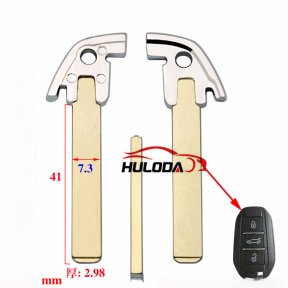 For Citroen 3 button remote key with VA2&307 blade