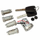 Car Ignition Lock Set With SIP22 Blade Key Door Milling Cylinder Trunk Lock For Fiat Ducato