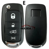Replacement Remote Car Key Shell Case SIP22 blade For Fiat 500X Egea Type Toro Crono Nuovo Grazie 2016-2019 with umblem