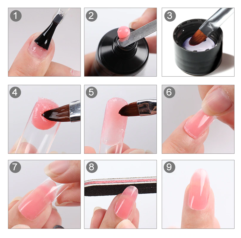 Nail Slip Solution Poly Building Gel Liquid Nail Liquid Slip Solution ...