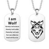Wolf Necklace Pendant