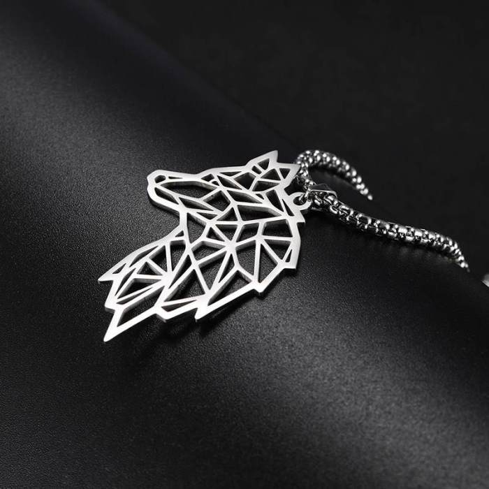 Mens Wolf Necklace TheWildLifeJewelry