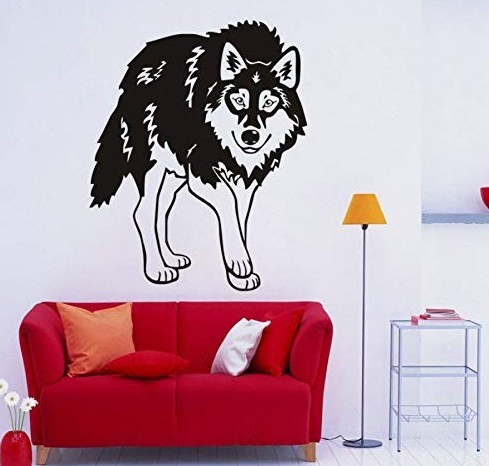 3D Creative Wolf Wall Sticker
