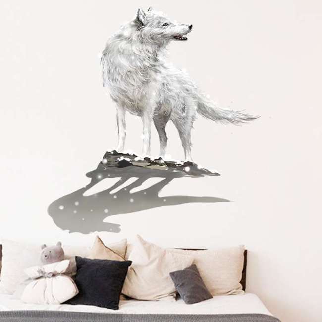 White Wolf Decal