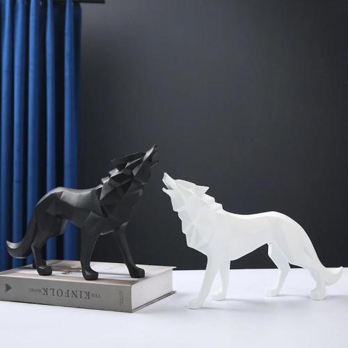 Wolf Ornaments Sculptures Statues Resin Crafts Decoration Gift