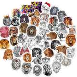 5 Different Sheets 3D Lion Stickers