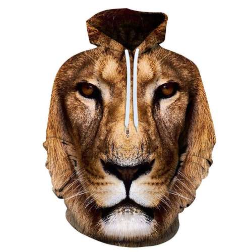 Lion Face Hoodie