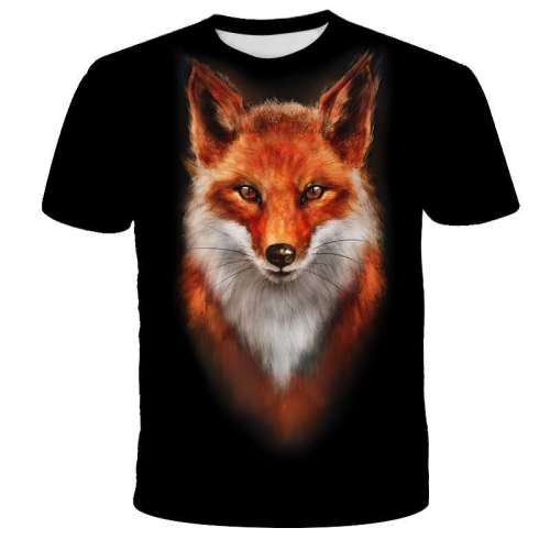 Family Matching Tshirts Unisex Fox Print Top