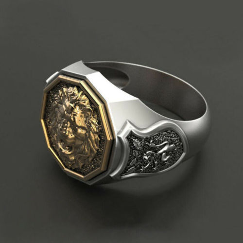 Unisex Lion Rings Jewelry