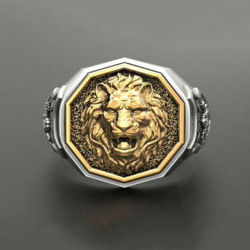 Unisex Lion Rings Jewelry