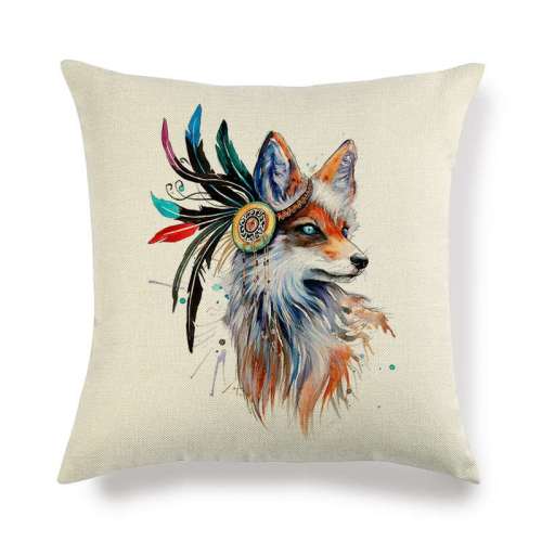 Fox Throw Pillow